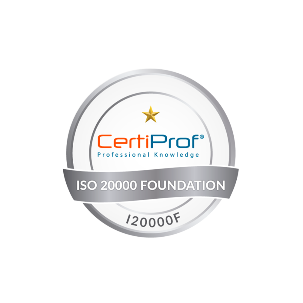 Certified ISO/IEC 20000 Foundation – I20000F