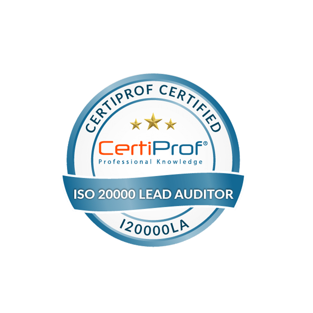 Certified ISO/IEC 20000 Lead Auditor – I20000LA