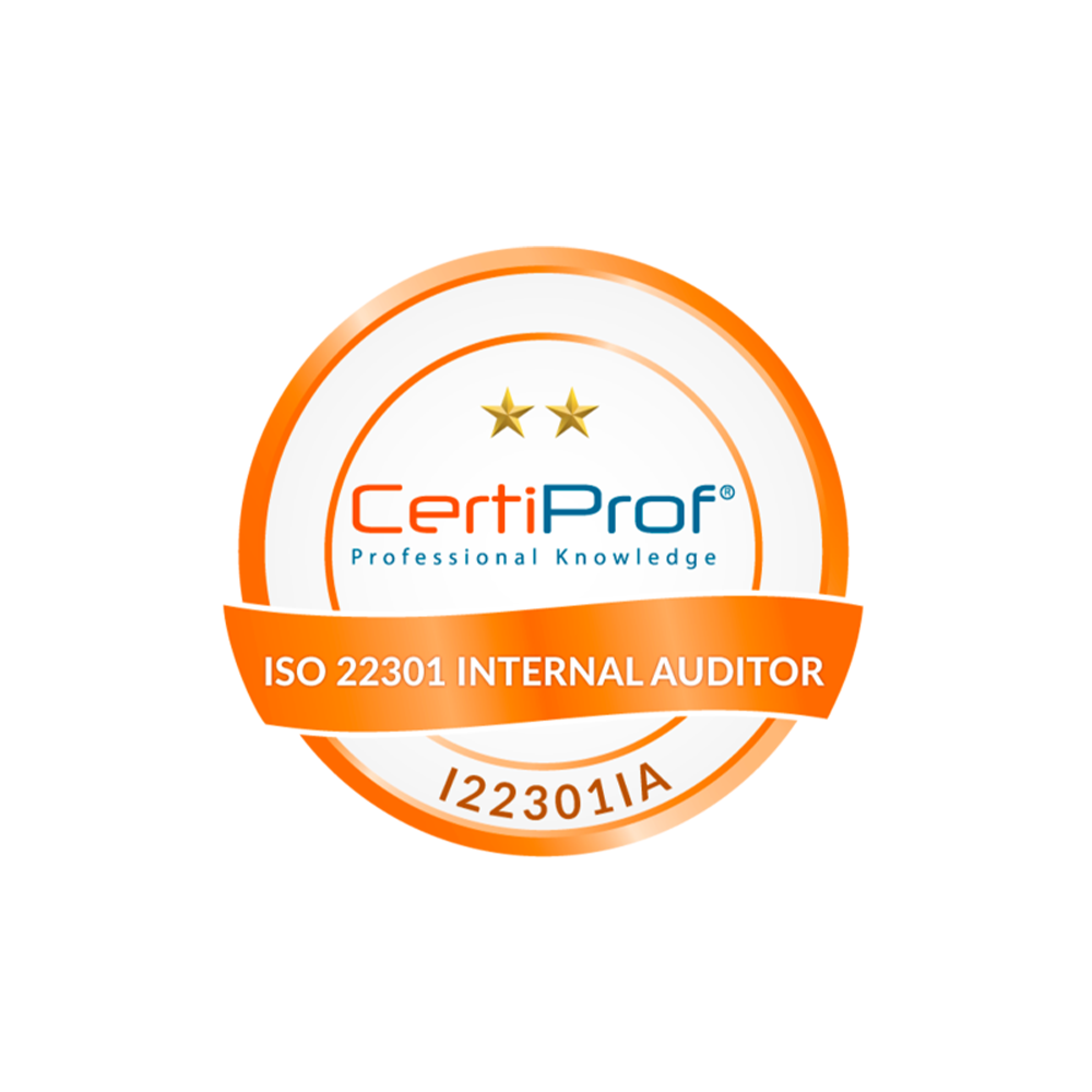 Certified ISO/IEC 22301 Internal Auditor – I22301IA